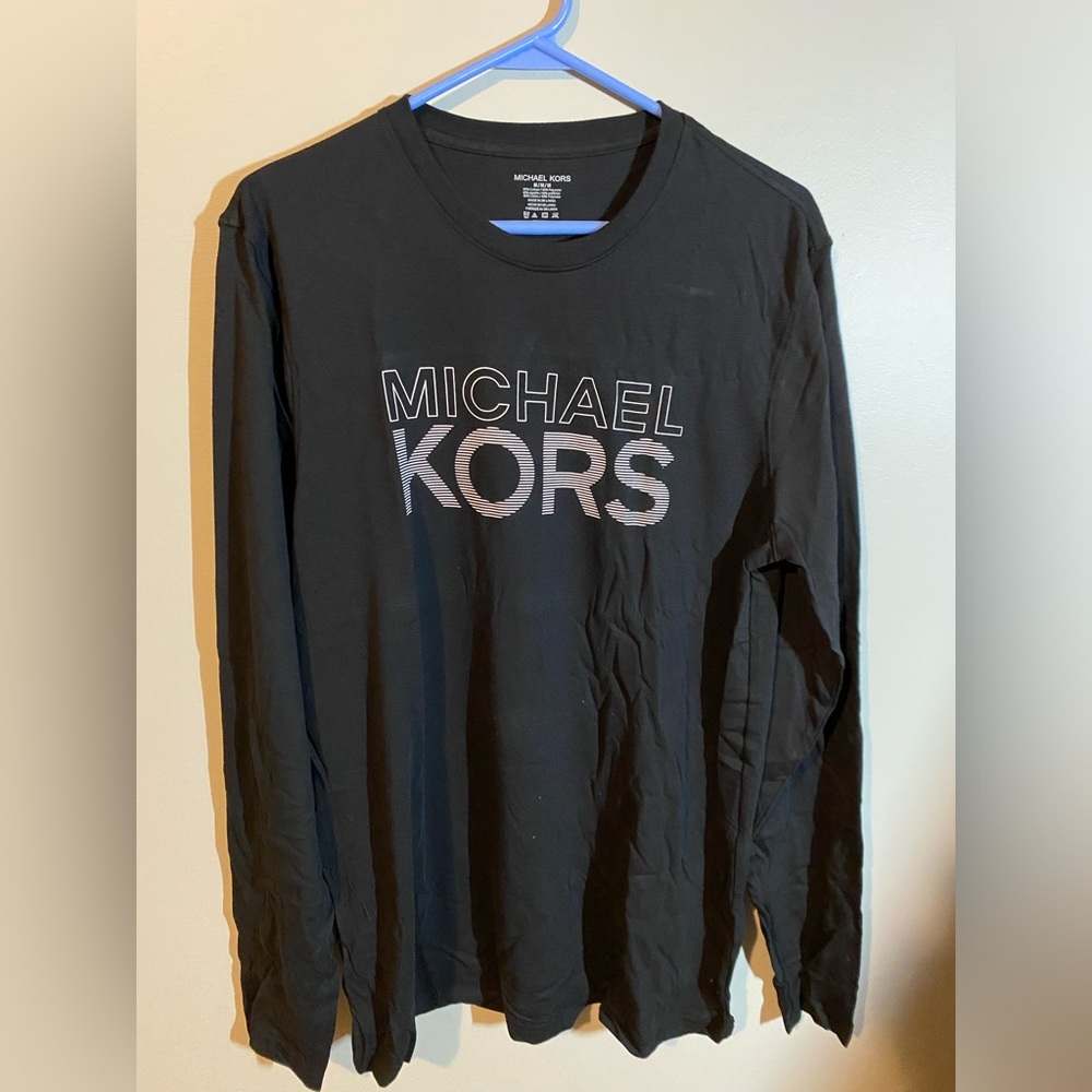 Michael Kors long-sleeved pajama shirt